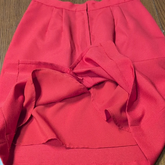 Vintage - CUSTOM Red Blazer and Skirt Suit Set - Picture 10 of 10